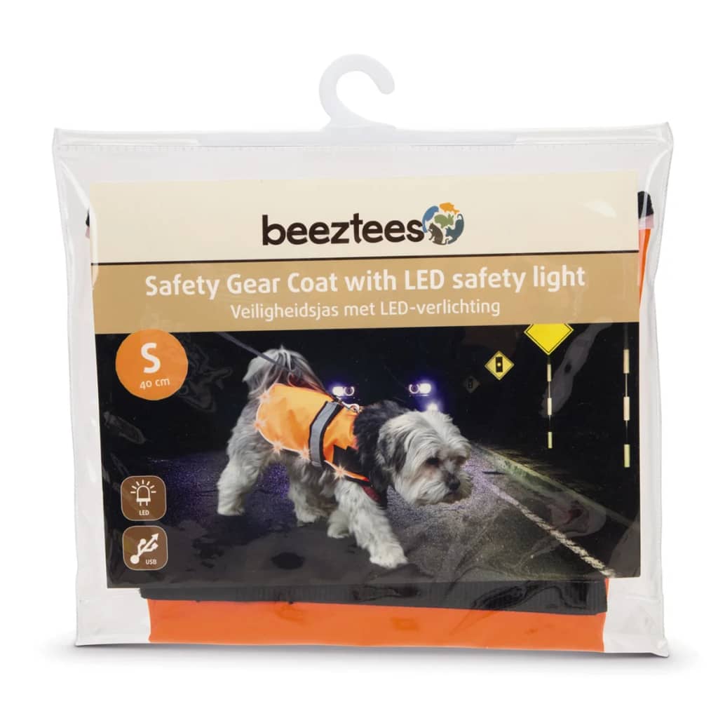 Beeztees Honden veiligheidsjas met LED S 40 cm 749866