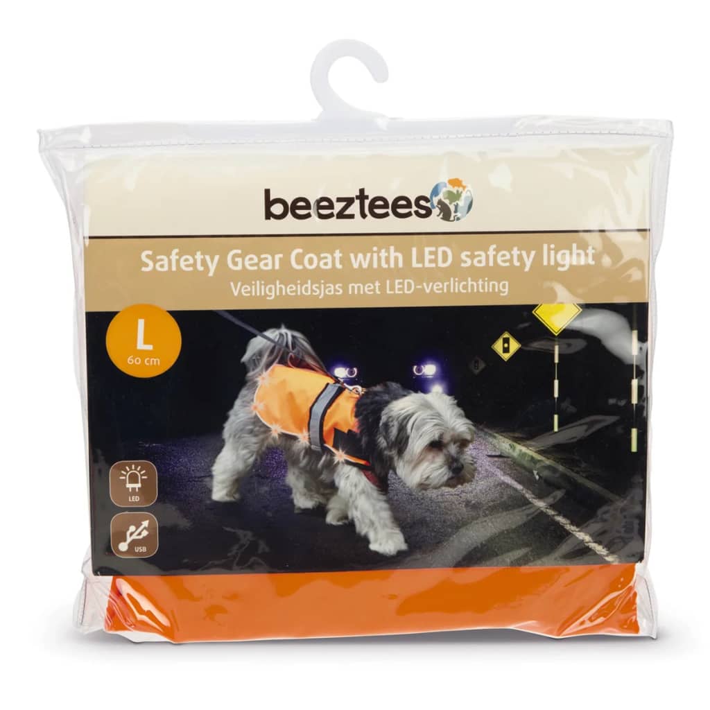 Beeztees Honden veiligheidsjas met LED L 60 cm 749868