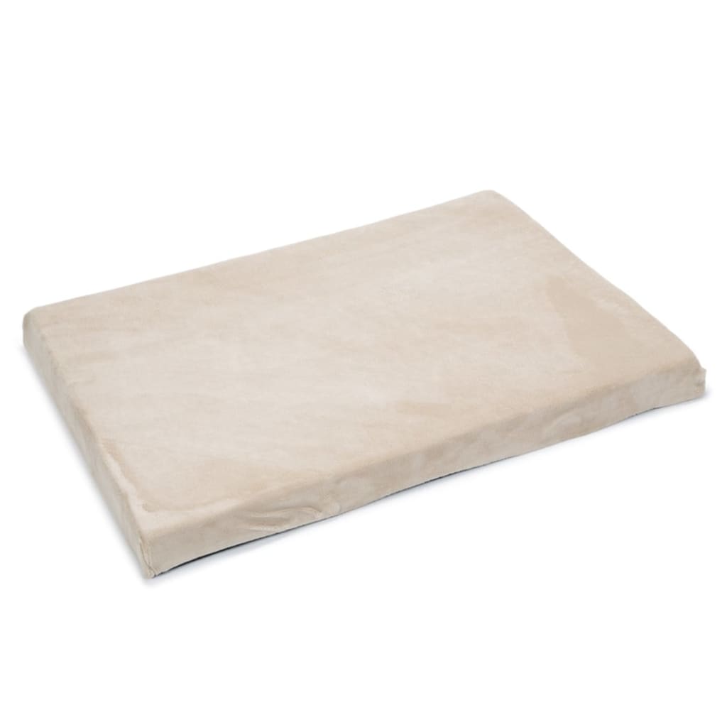 Afbeelding Hondenkussen memory foam beige 100 x 70 x 8 cm door Vidaxl.nl