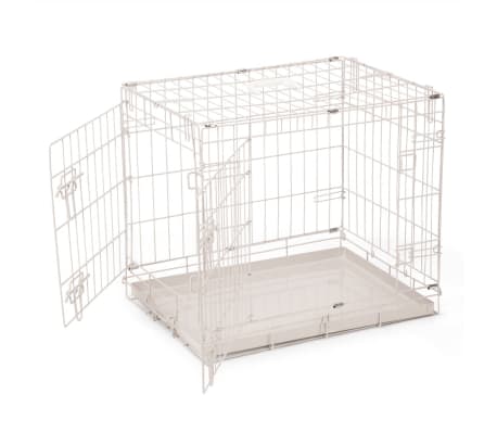 Beeztees Gabbia per Cani 62x44x49 cm Grigia