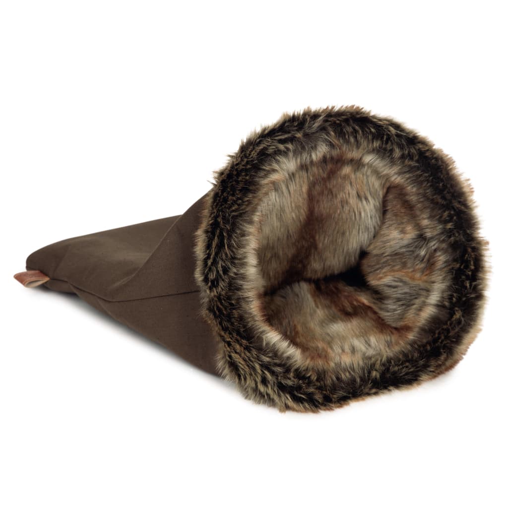 

Designed by Lotte Kattenspeel- en rustzak FAISCA bruin
