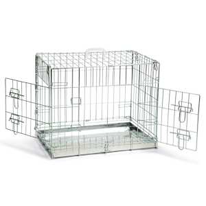 Beeztees Dog Crate 62x44x49 cm Silver