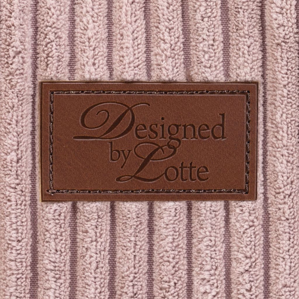 Designed by Lotte Kattenmand geribbeld 50x35 cm roze