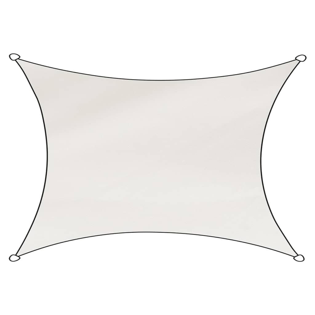 441624 Shade Cloth "Como" Polyester Rectangle 3x4 m White