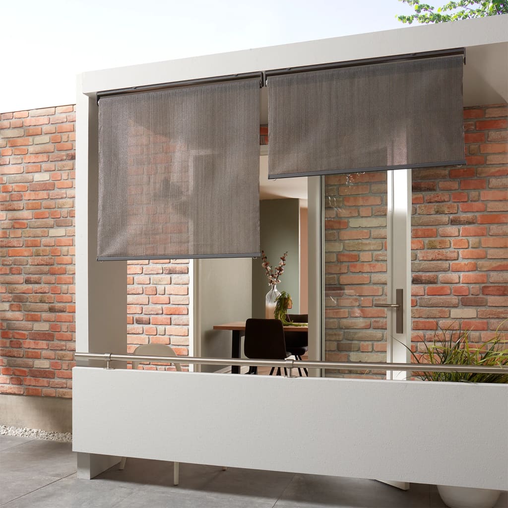 Livin'outdoor Persiana de enrolar Start&Stop 100x175 cm preto