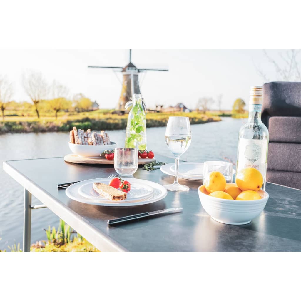 Travellife Campingtisch Klappbar Barletta Comfort 100 Grau 100x 68x 85cm
