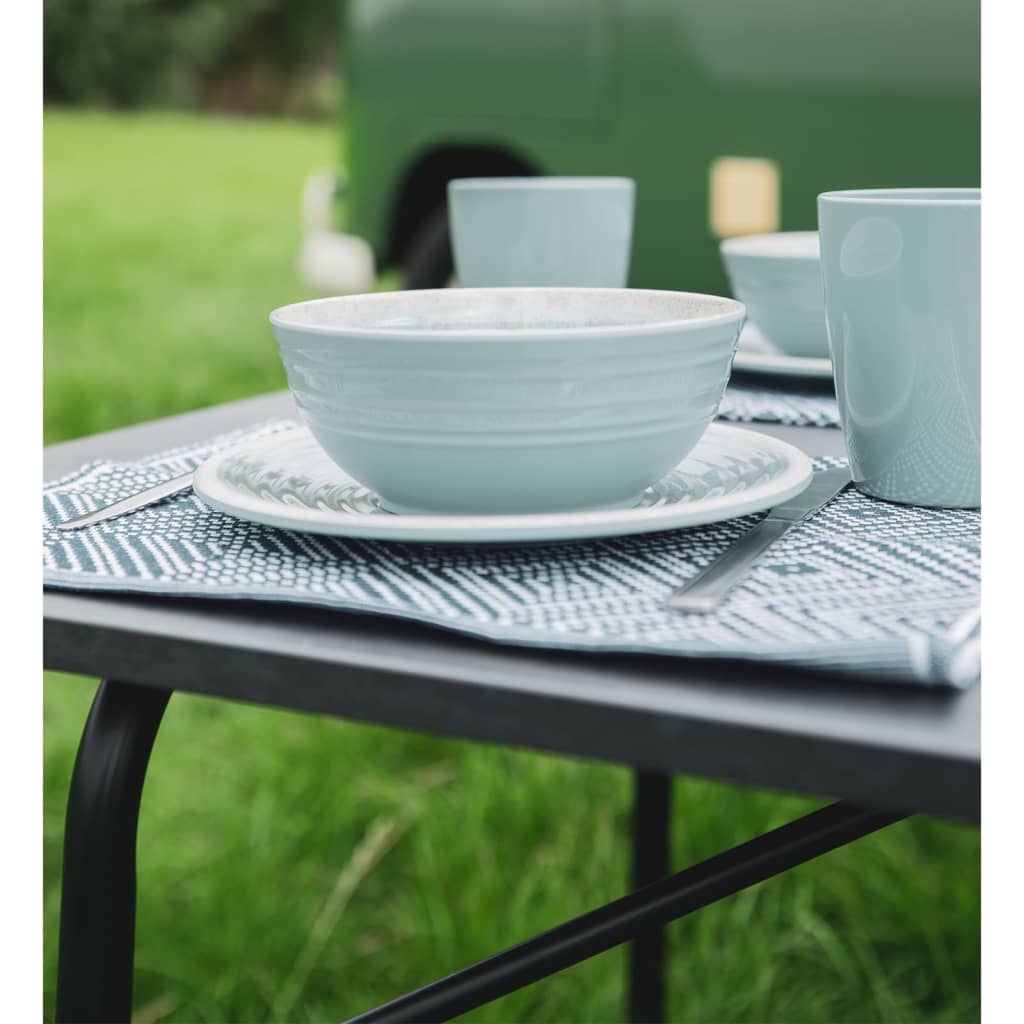 Travellife Ensemble de vaisselle de luxe 12 pcs Dénia Gris clair