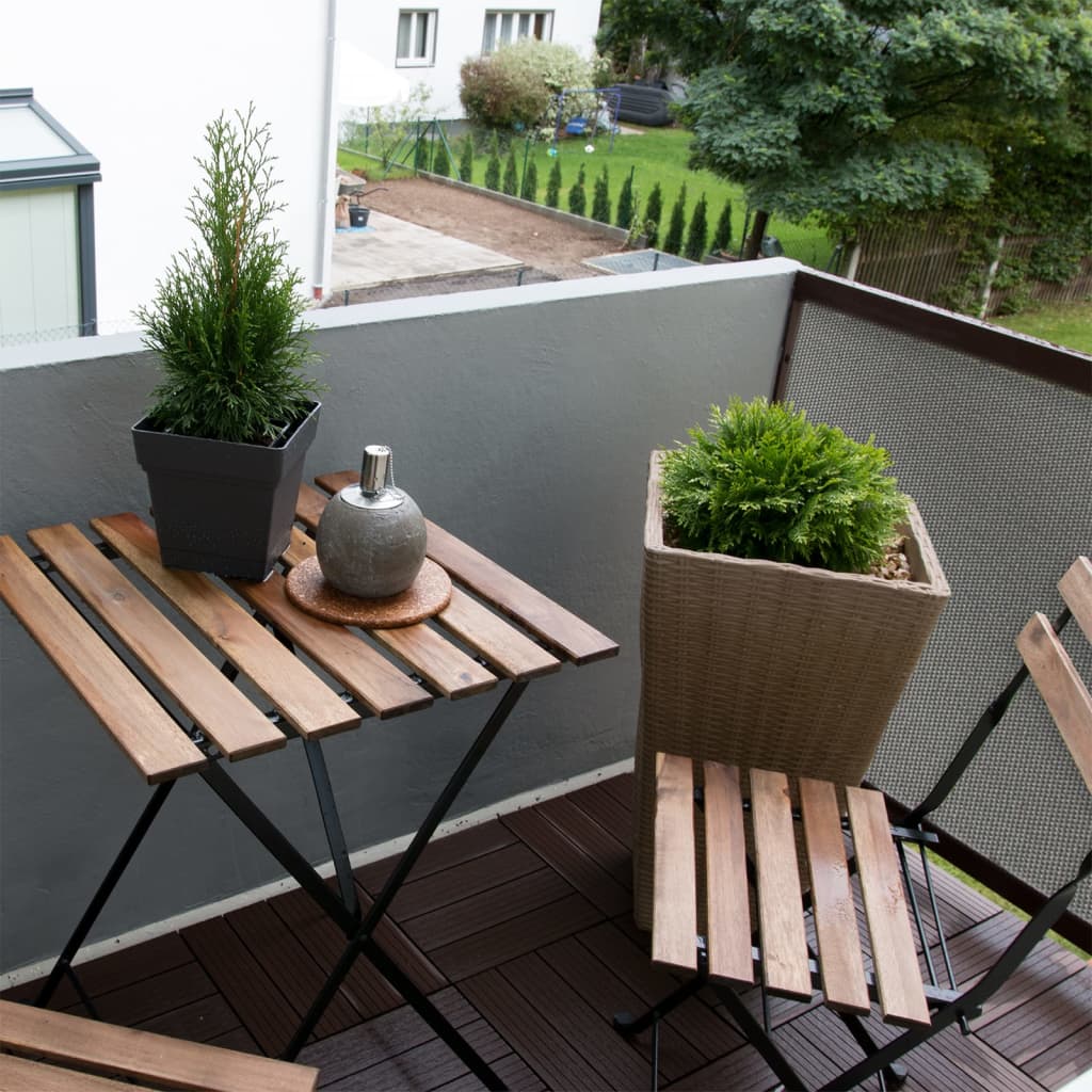 Livin'outdoor altanafskærmning 90x500 cm grå