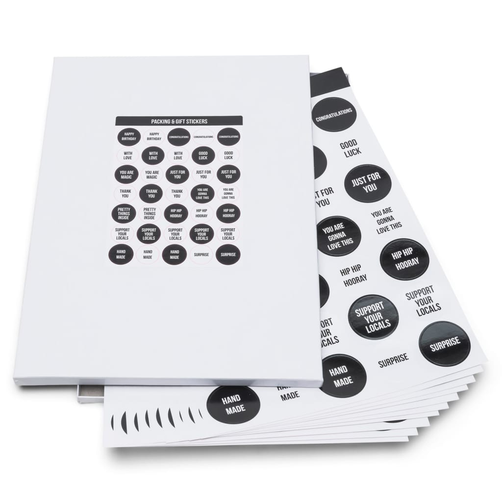 

rillprint Cadeaustickers assortiment 5x10 vellen