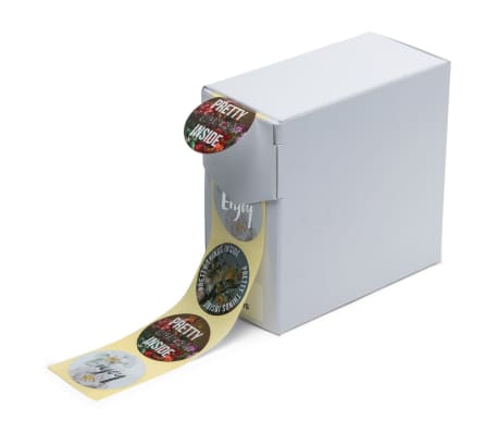 rillprint Geschenk-Aufkleber 250 Stk. x 4 Rollen Metallic