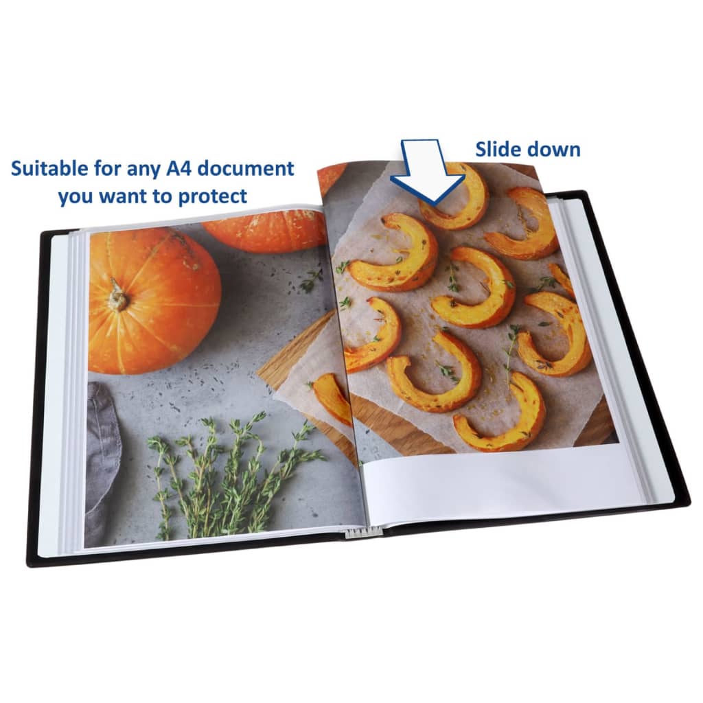 Album de prezentare A4, 60 buzunare, negru