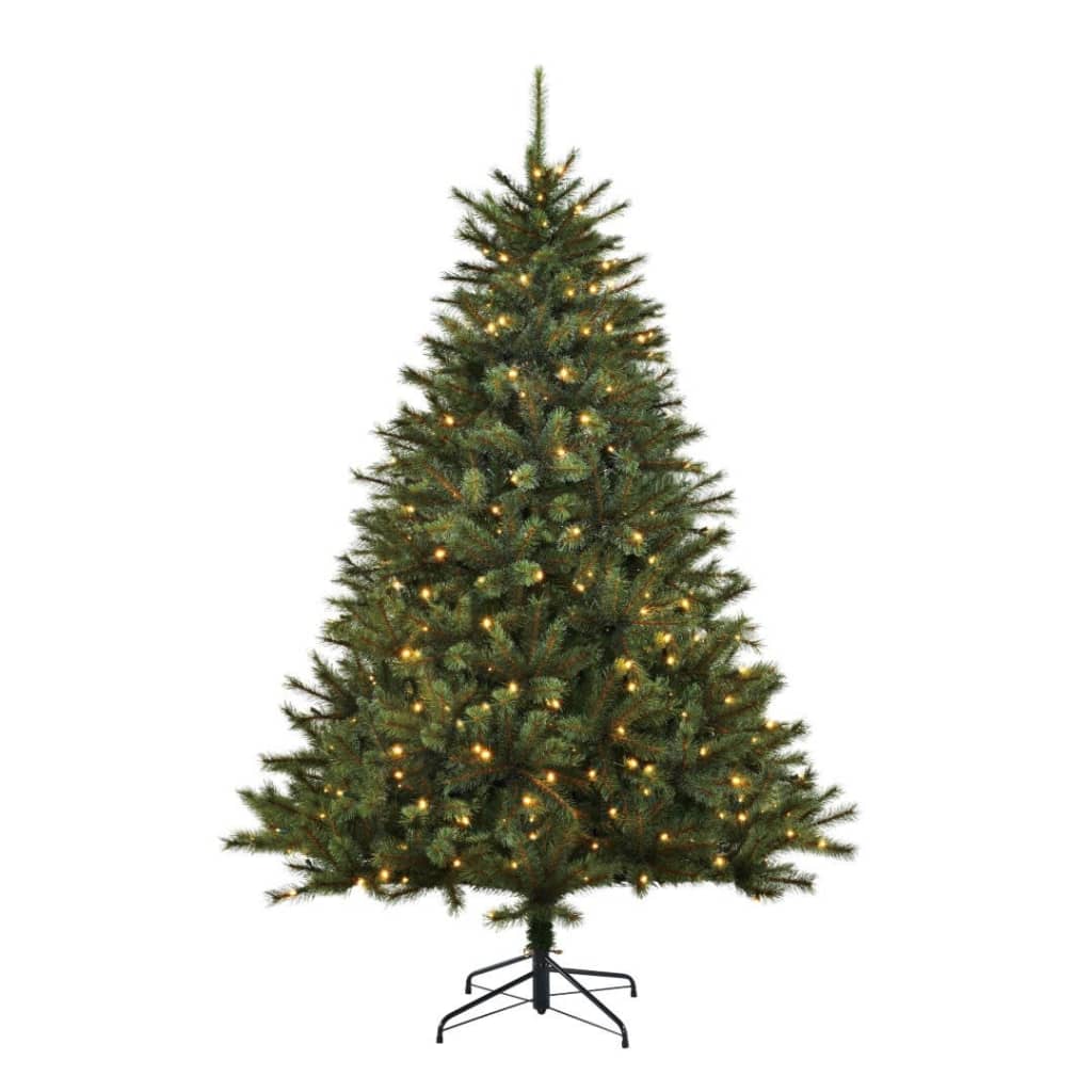 Afbeelding Black Box Trees - Toronto kerstboom LED groen - h230xd155cm door Vidaxl.nl