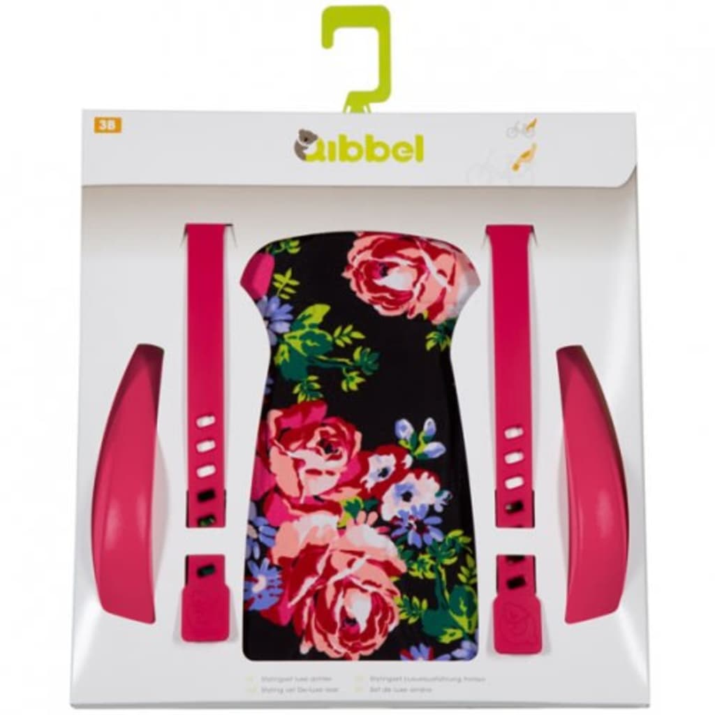 Qibbel Stylingset Luxe Achterzitje Blossom Roses Black