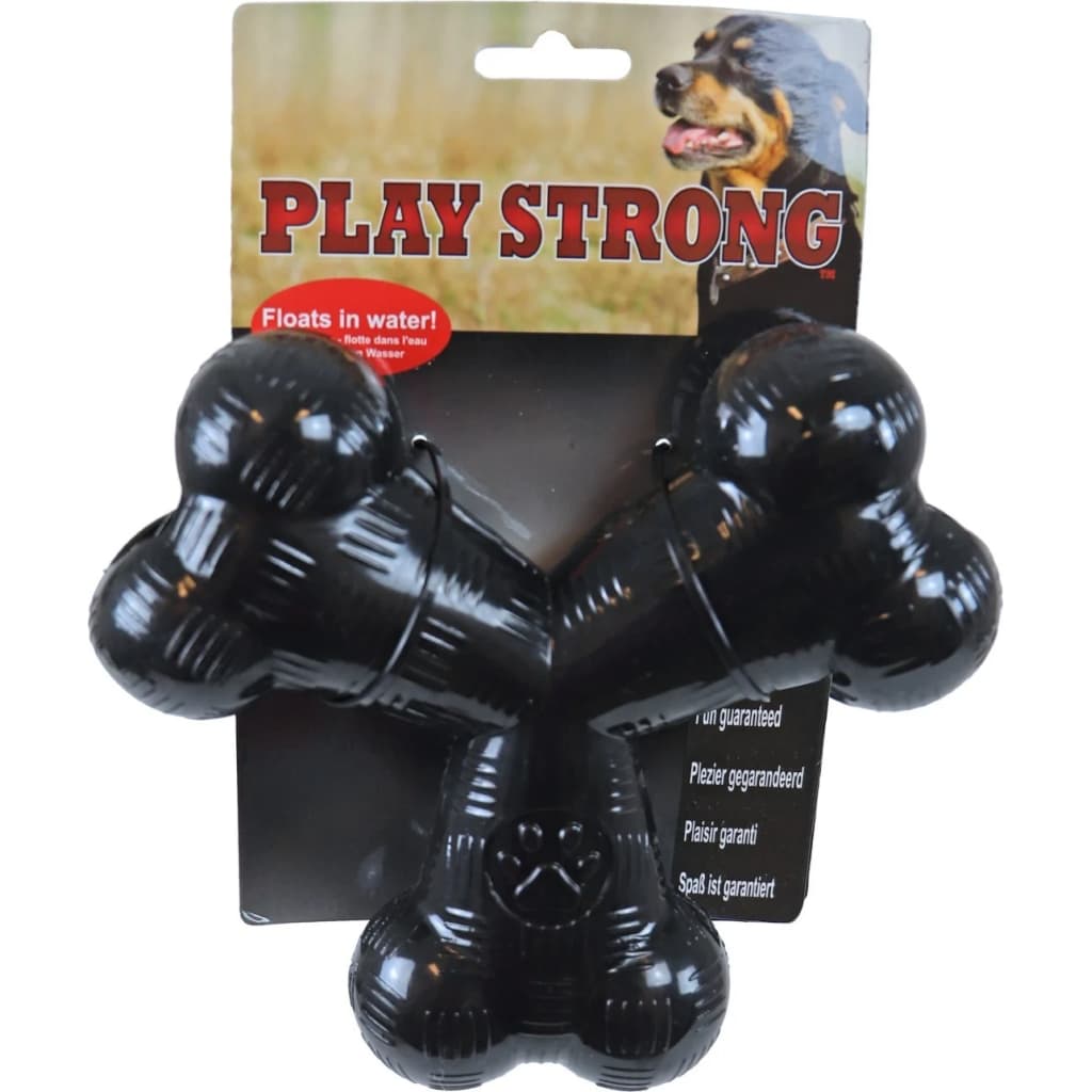Afbeelding Gebr. de Boon Play Strong rubber tri-bot 15 cm zwart door Vidaxl.nl