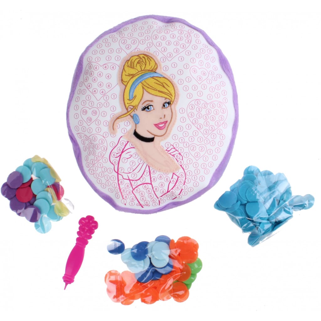 Slammer versier jouw Disney Princess toverkussen 25 cm