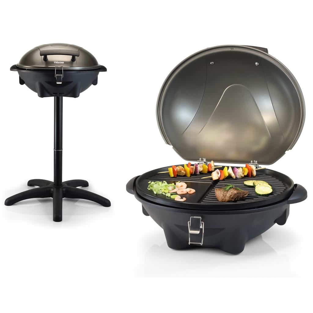 

Tristar Tafelbarbecue BQ-2816 met standaard elektrisch 2200 W zwart