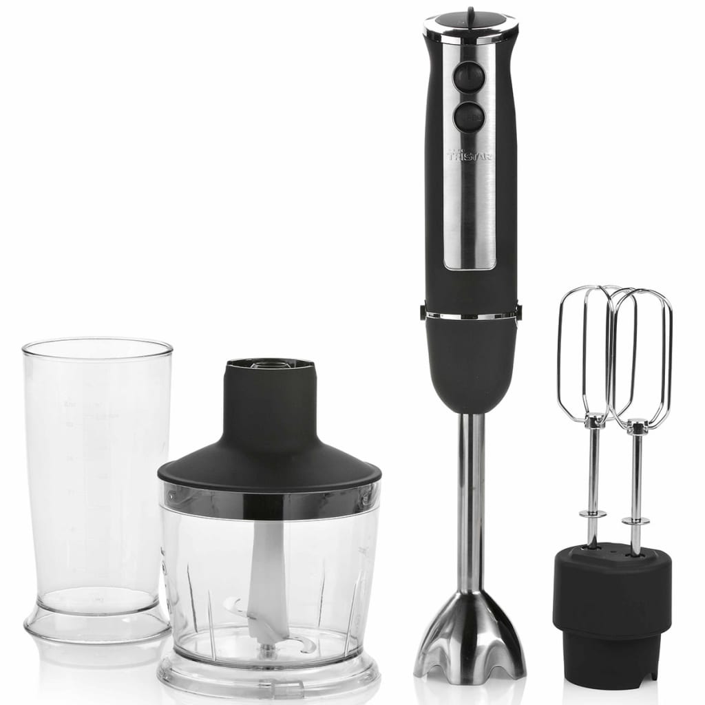 VidaXL - Tristar Staafmixer set MX-4195 800 W 4-delig VidaXL - Tristar Staafmixer set MX-4195 800 W 4-delig