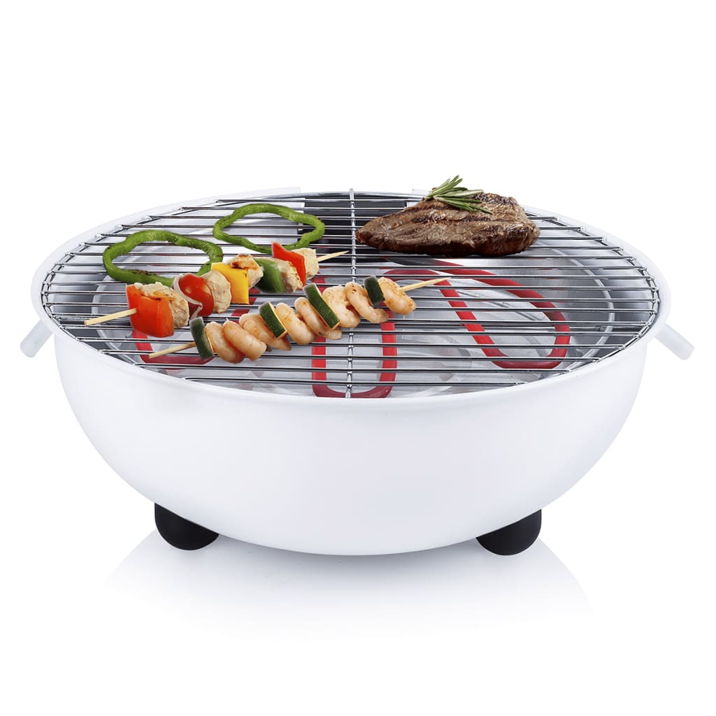 Tristar Electrische tafelbarbecue BQ-2882 1.250 W 30 cm wit