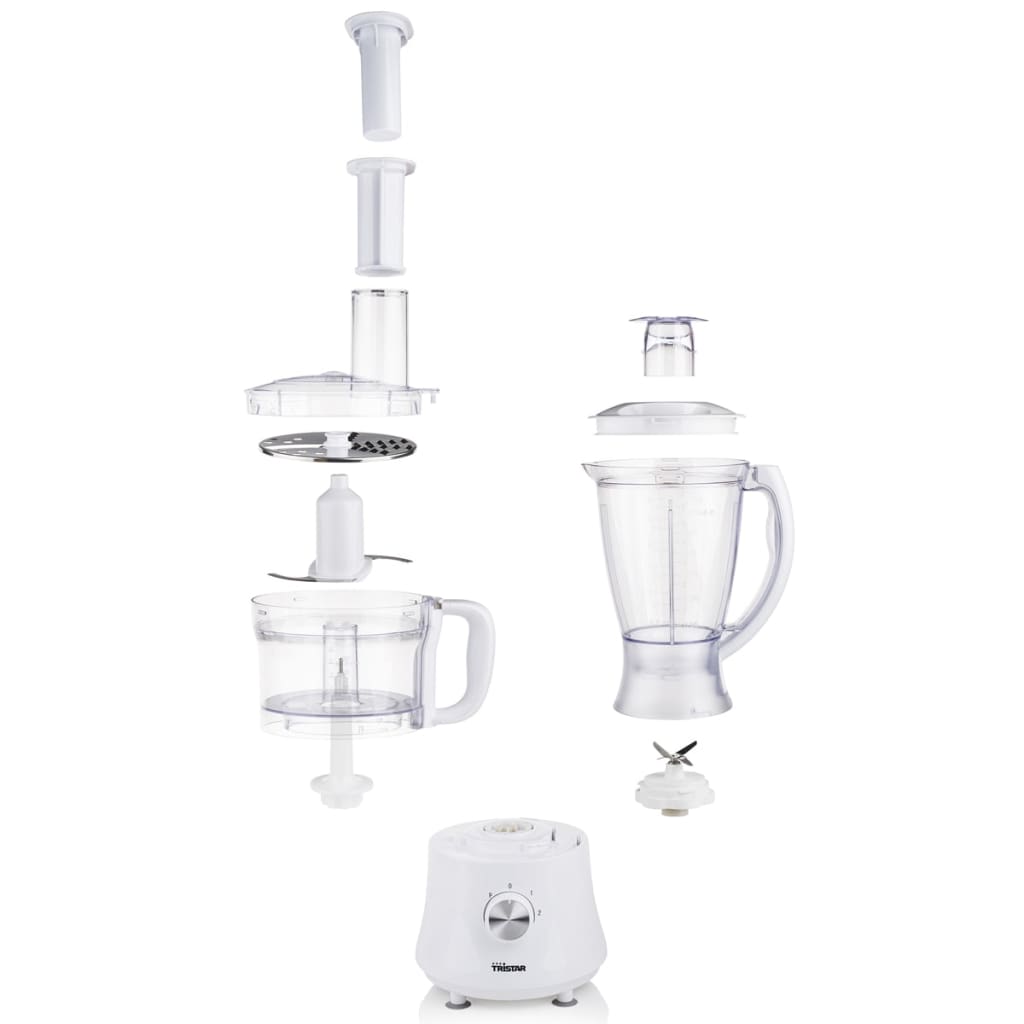 VidaXL - Tristar voedselverwerker met blender 1,5 L