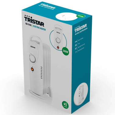 Tristar Mini-Radiateur à Bain d/'Huile Chambre Bureau 5 Ailettes KA-5103 500 W