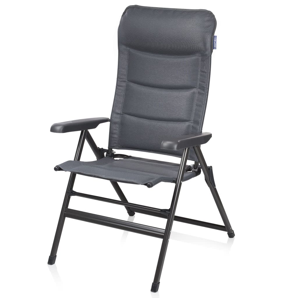 

Campart Travel Campingstoelen 2 st Napoli 68x43,5x120 cm antraciet