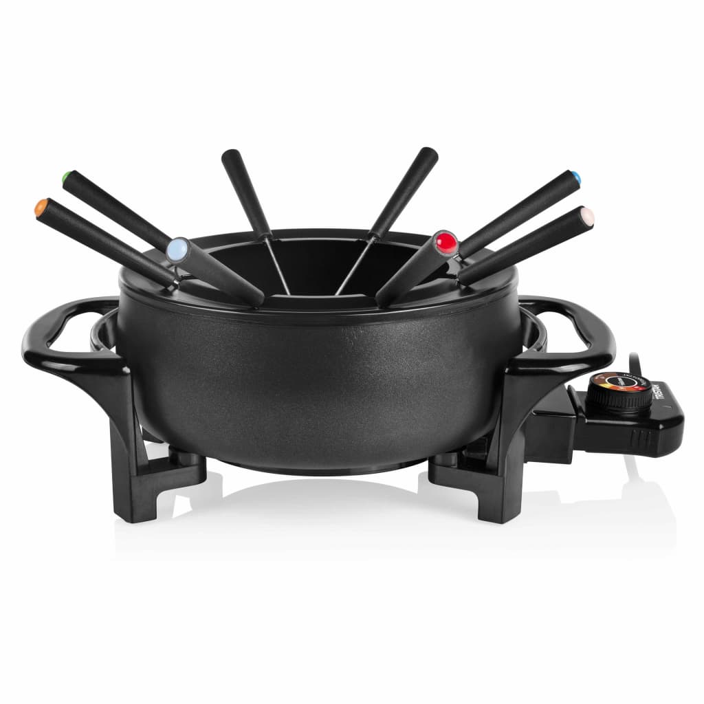 Livoo Set Griglia Raclette e Fonduta 3 in 1 8 Persone 1900 W Nero