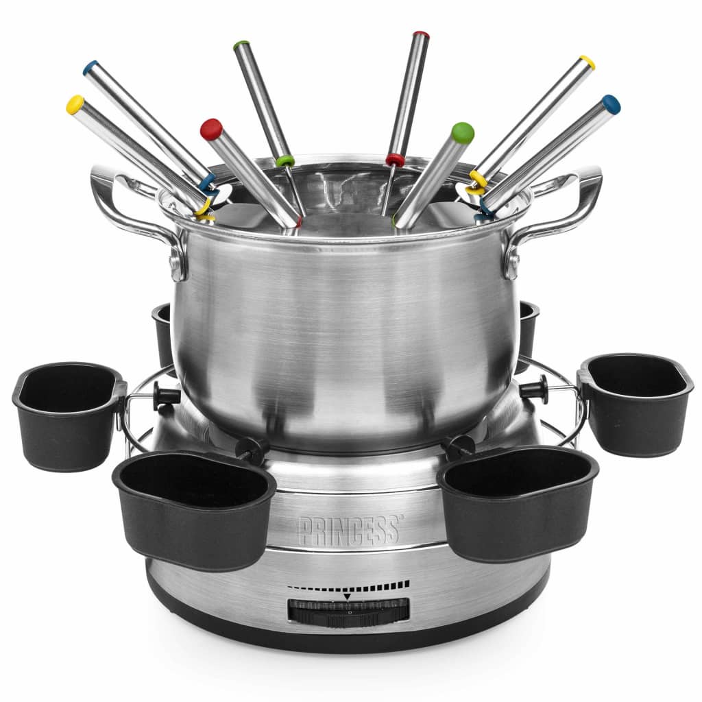 

Princess Familie fondueset 800W roestvrij staal grijs