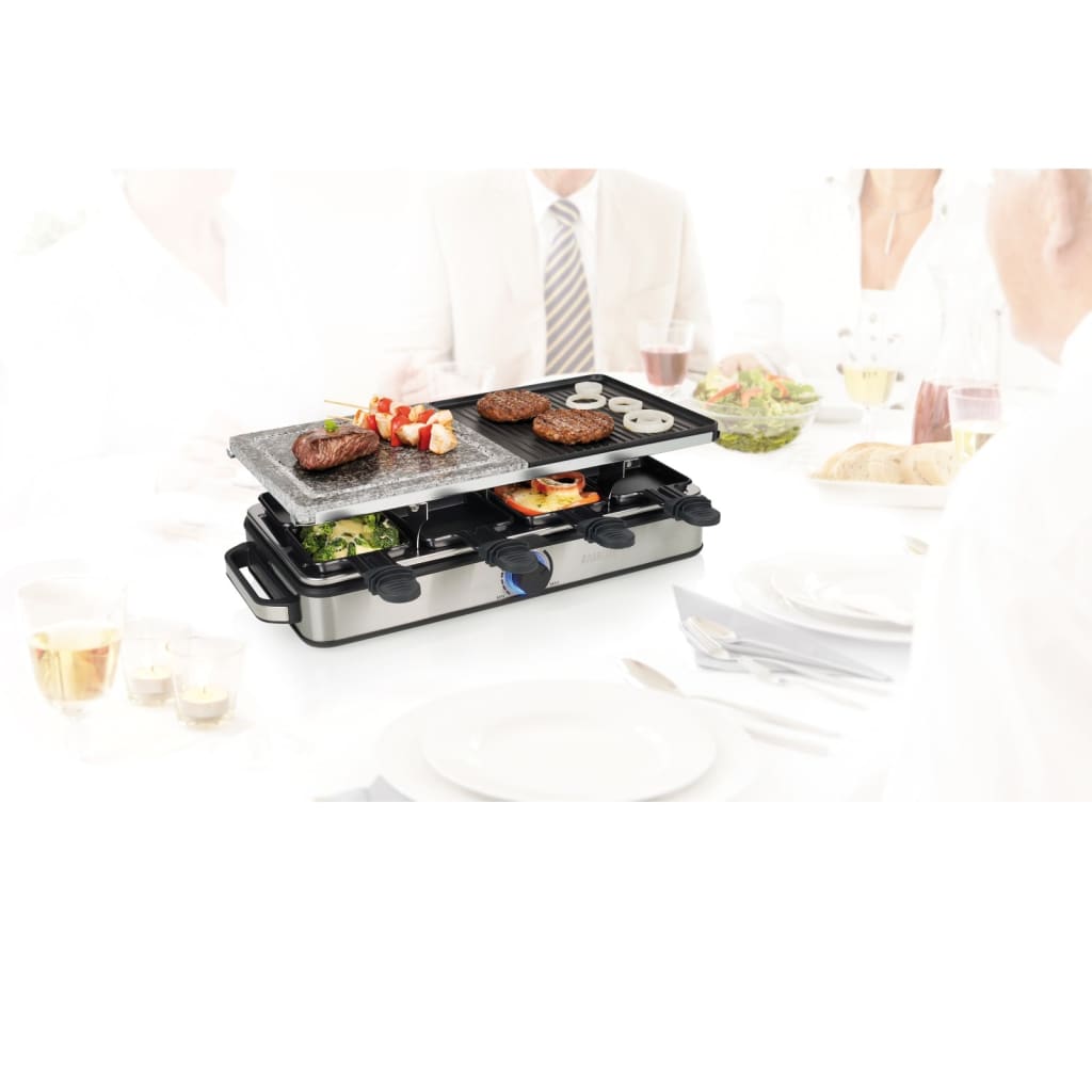 Princess Gourmetstel Deluxe raclette en steengrill 8-persoons 1400 W