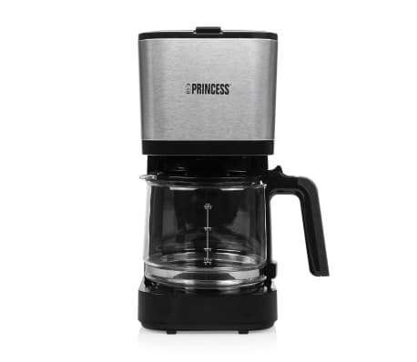 Princess Kaffebryggare med filter Compact 12 750 W 1,25 L svart/silver