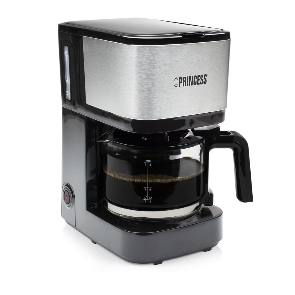 Macchina Caffè Con Filtro Compact 8 600 W 0,75 L Nero Argento Princess 16 width=274