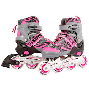 Street Rider Kolečkové inline brusle růžové 35–38 - obrázek 1
