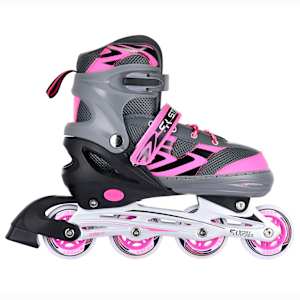 Street Rider Kolečkové inline brusle růžové 35–38 - obrázek 2