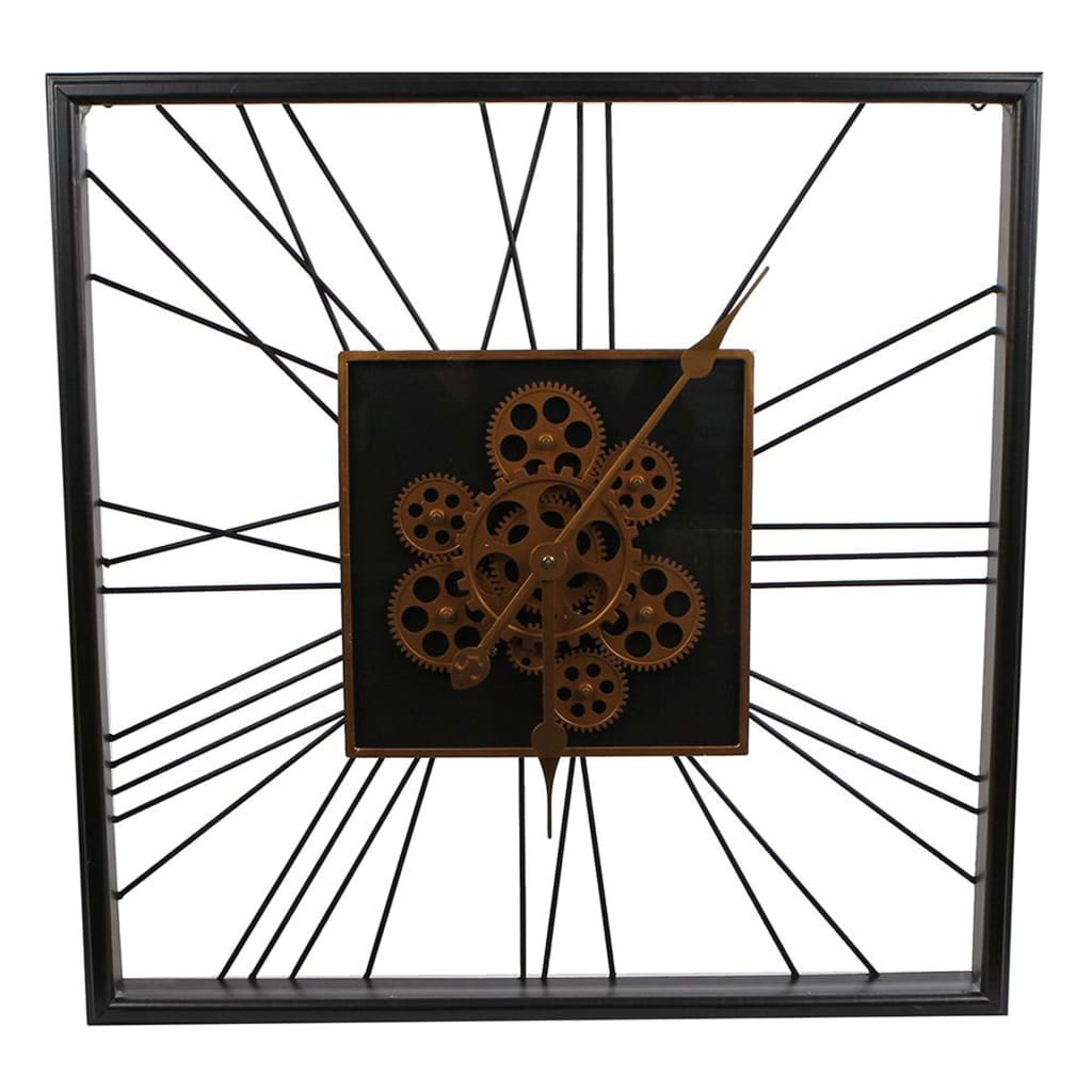 Gifts Amsterdam Nástěnné hodiny Amsterdam Radar Robbert zlaté a hnědé 60 cm