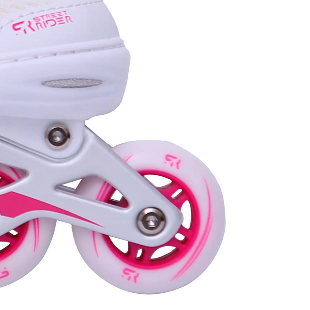 Nastavitelné inline brusle Pro bílé velikost 28–32