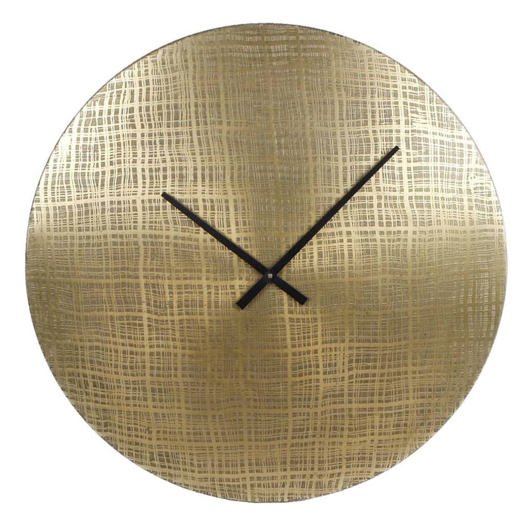 Gifts Amsterdam Reloj de pared Zurich metal dorado L 55 cm