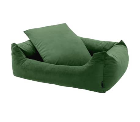 Madison Dog Bed Velvet 80x67x22 cm Green