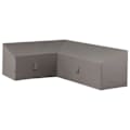 Madison Cobertura p/ lounge de exterior 270x210x90cm esquerda cinzento