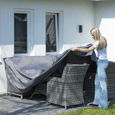 Madison Cobertura para lounge de exterior 100x100x70cm cinzento[5/15]