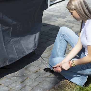 Madison Cobertura para lounge de exterior 255x255x70 cm cinzento[5/13]