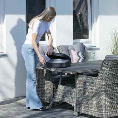 Madison Cobertura para lounge de exterior 210x200x70 cm cinzento[3/14]