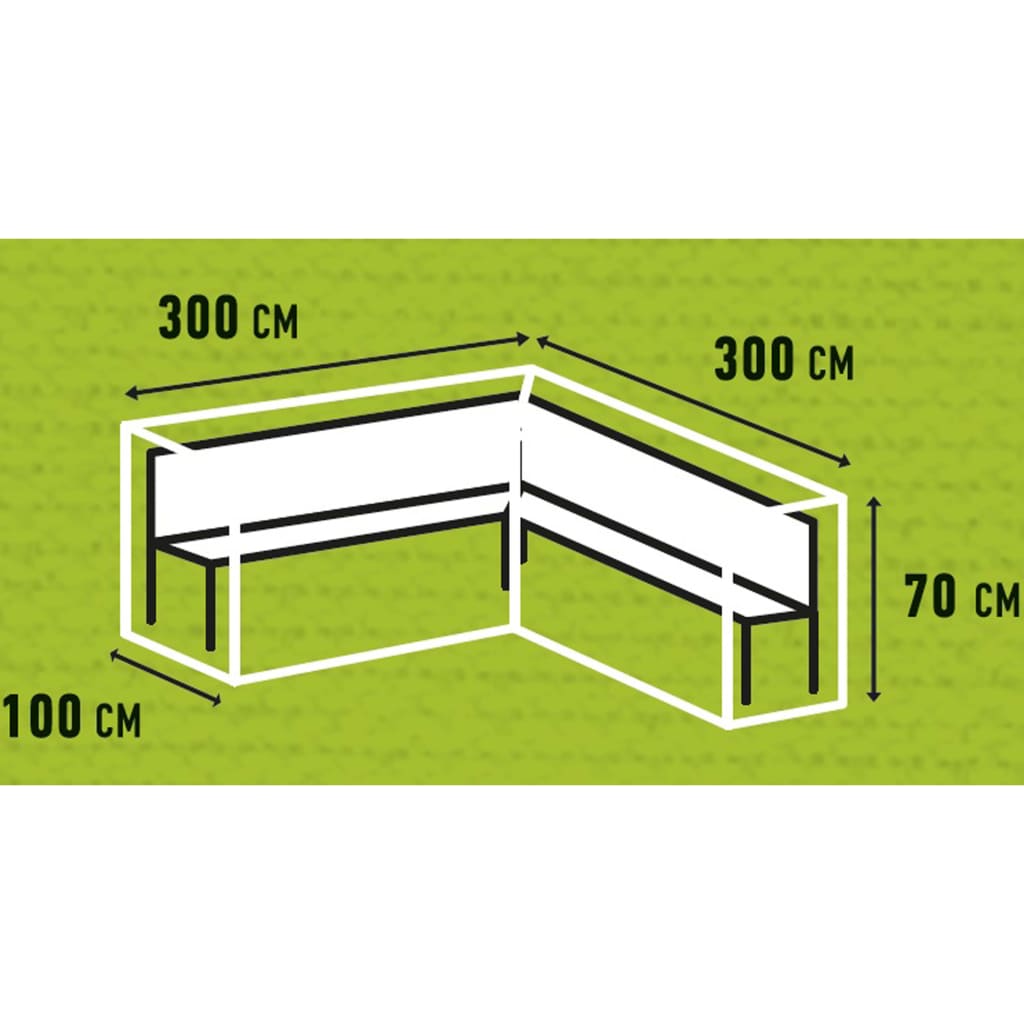 

Madison Loungemeubelhoes links 300x300x70 cm