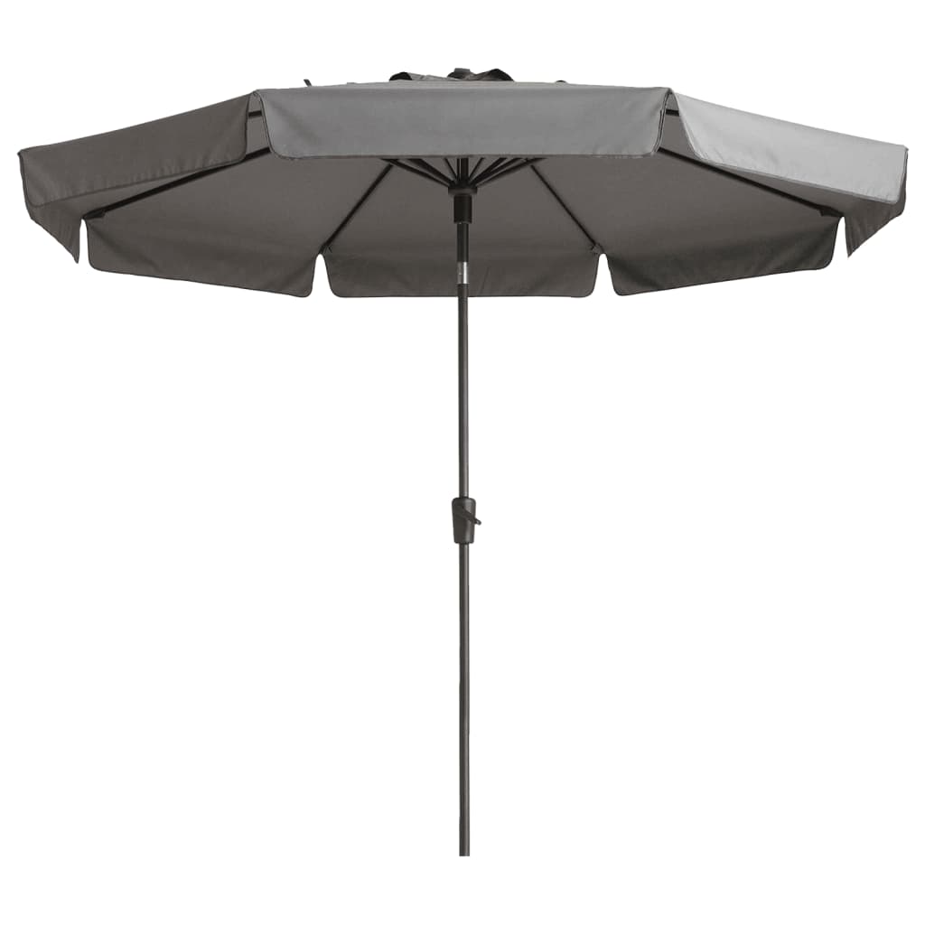 Madison parasol Flores Luxe 300 cm rund lysegrå