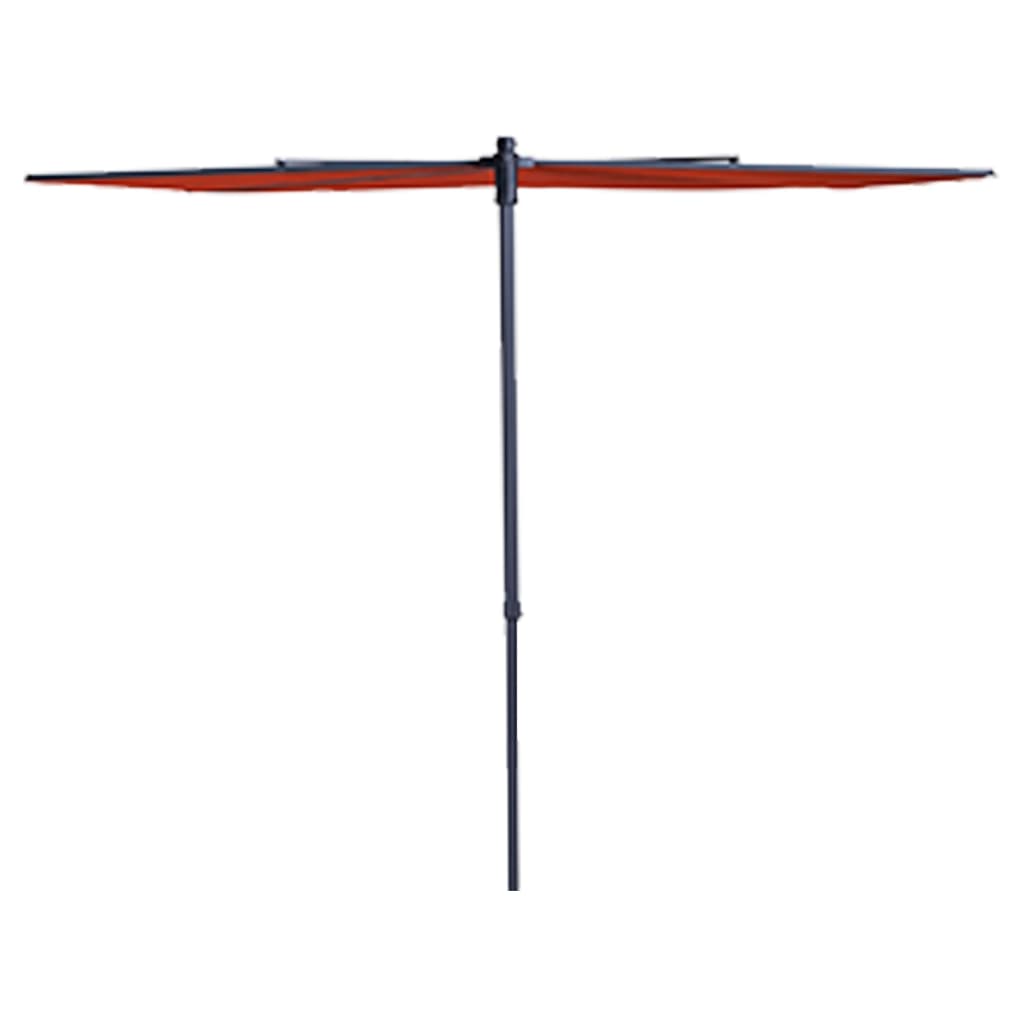 

Madison Balkonparasol Sun Wave 270x150 cm steenrood