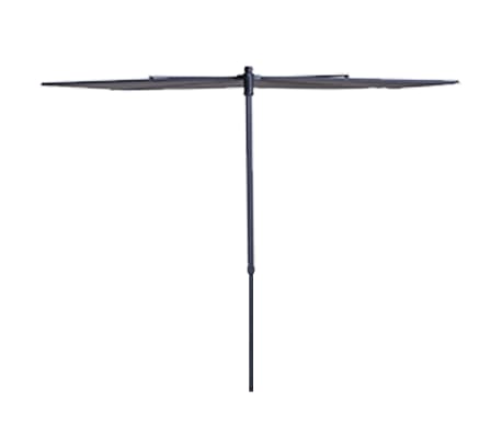 Madison Parasol de balcon Sun Wave 270x150 cm Bleu saphir