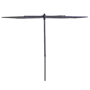 Madison Parasol de balcon Sun Wave 270x150 cm Bleu saphir