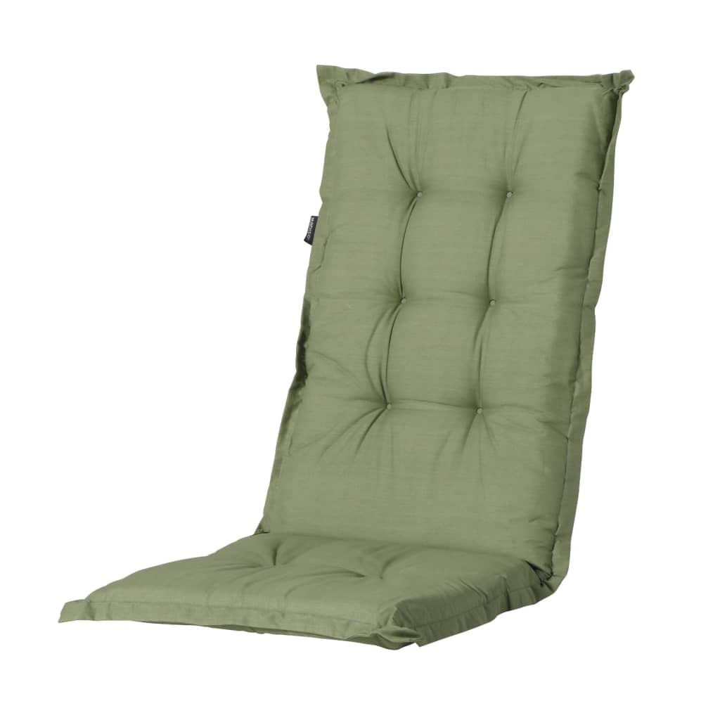 Madison Coussin de chaise à haut dossier Basic 123x50 cm vert