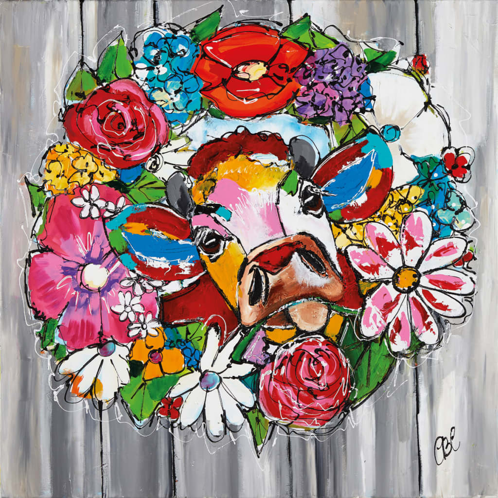 

Madison Buitenschilderij koe 79x79 cm SCH1G200