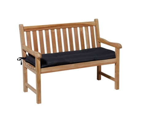 Madison Bankauflage Basic 150x48 cm Schwarz