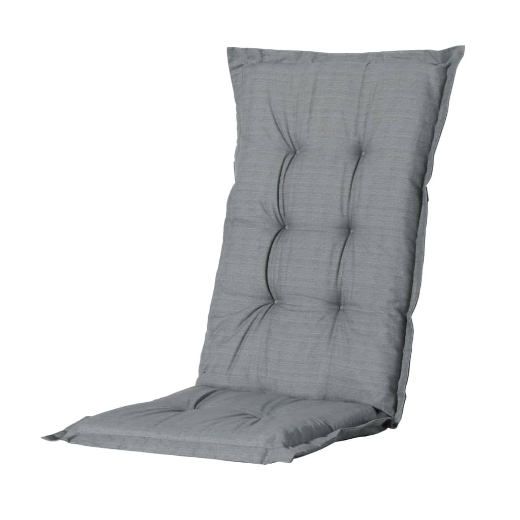 Madison Coussin de chaise à haut dossier Basic 123x50 cm gris