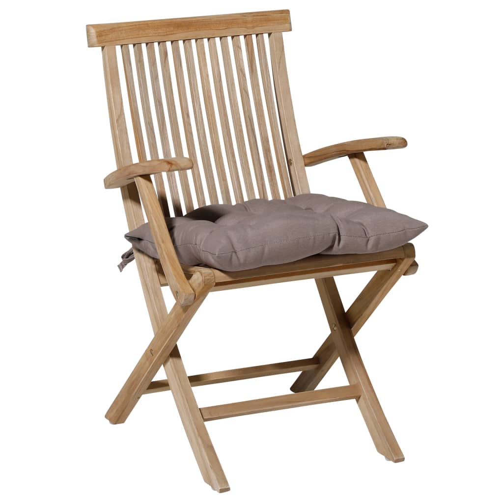 Madison Coussin de chaise Panama 46x46 cm Taupe